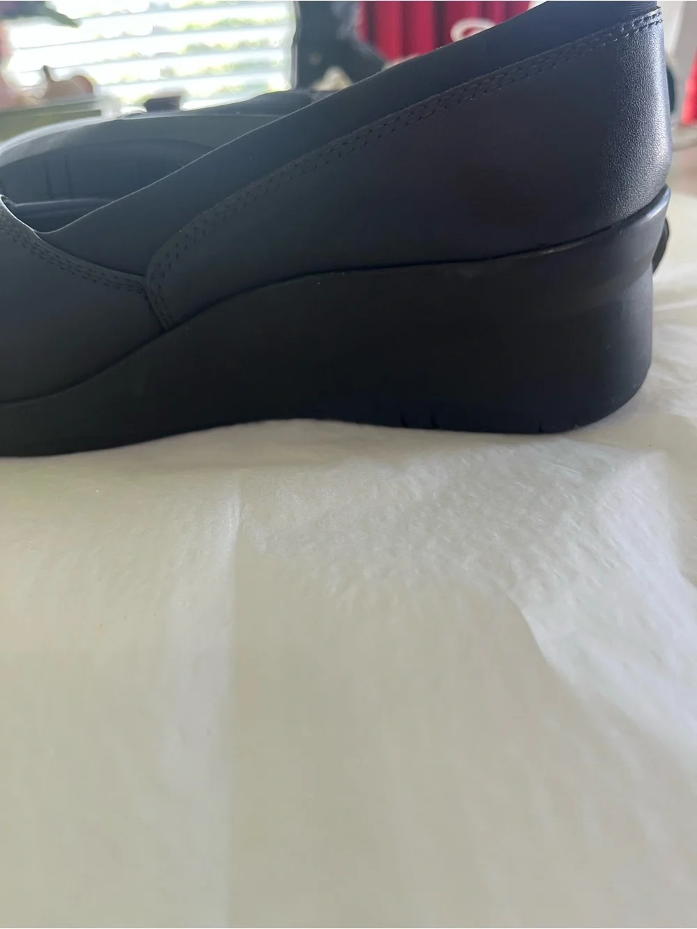 NWT Clark's Suttyn Walk Women's Leather Wedges